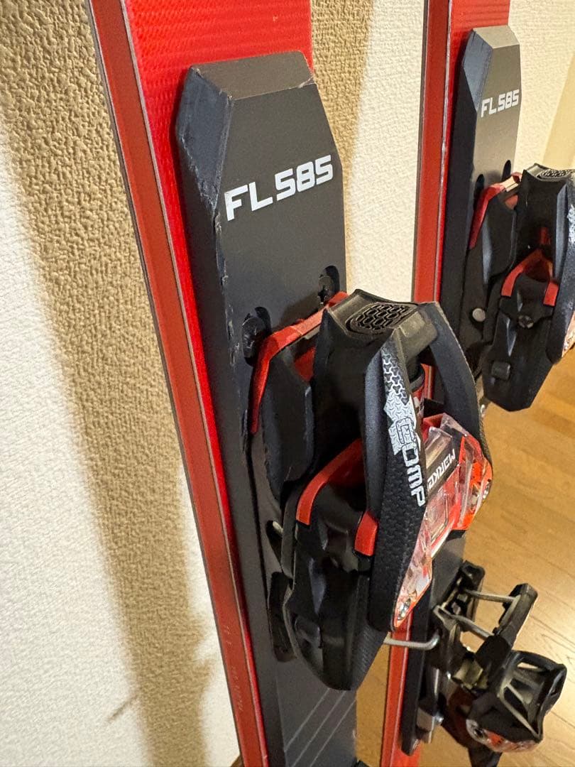 小賀坂スキー板 TC-SS FL585 マーカー X-COMP12 165cm