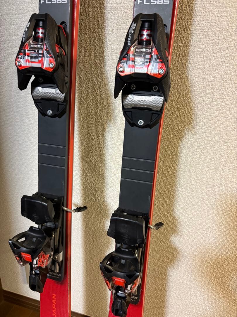 小賀坂スキー板 TC-SS FL585 マーカー X-COMP12 165cm