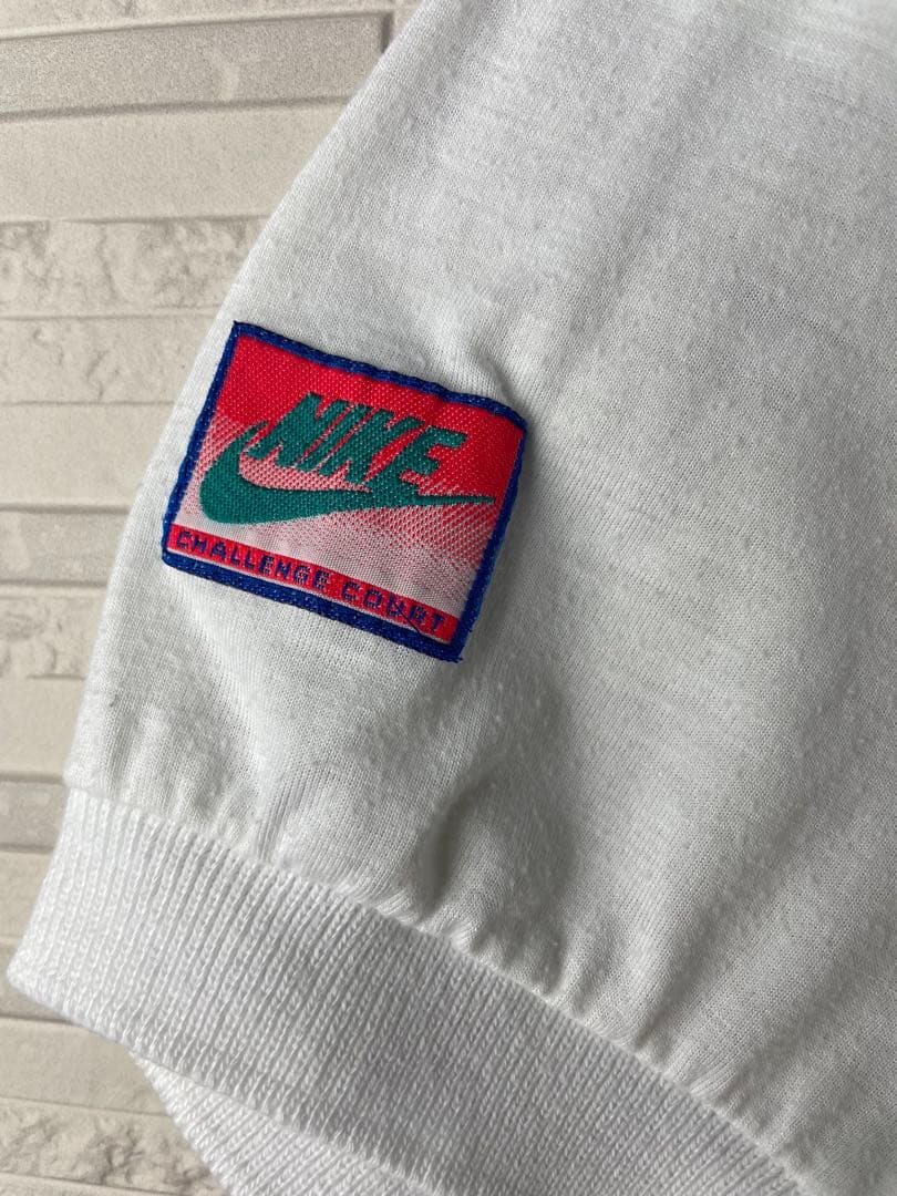 90s USA古着　NIKE ナイキ　チャレンジコートポロシャツ　アンドレアガシ