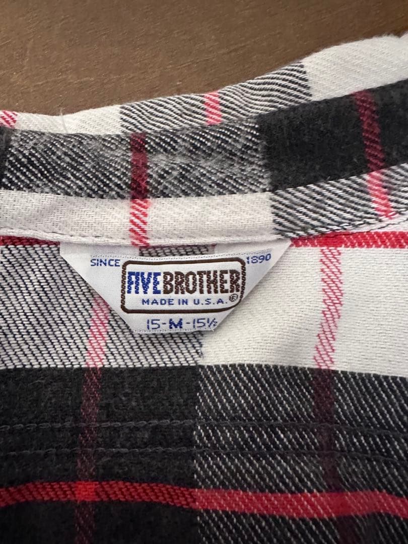 FIVE BROTHER ネルシャツ made in USA