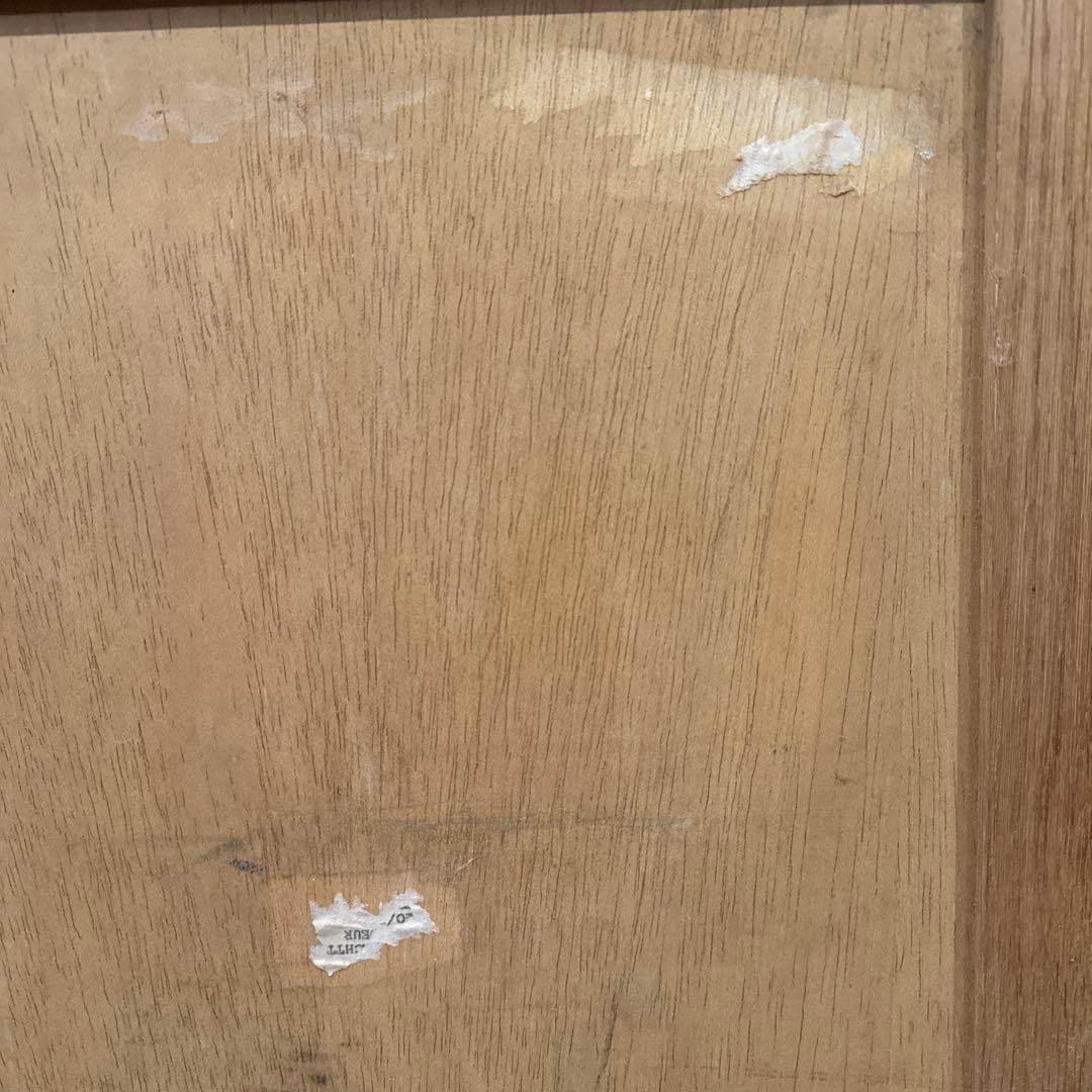 年末年始saleヴィンテージ　木製サイドテーブル　扉収納付き　1