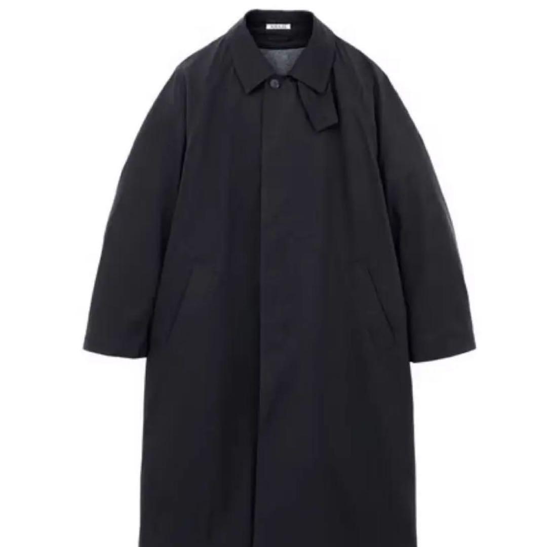 ジャケット・アウター STRETCH POLYESTER LONG LINER COAT