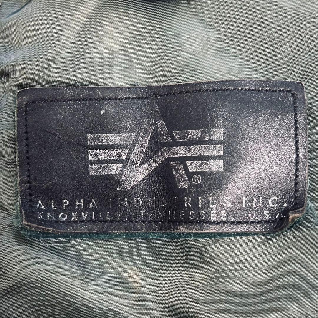 希少 90s ALPHA CWU-45 USA製 フライトジャケット ベルクロ