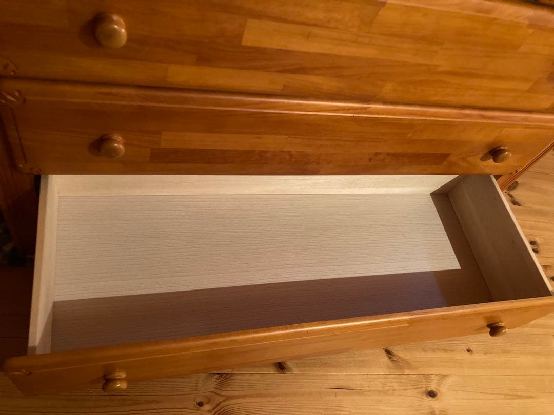 収納チェスト 6引き出し 木製