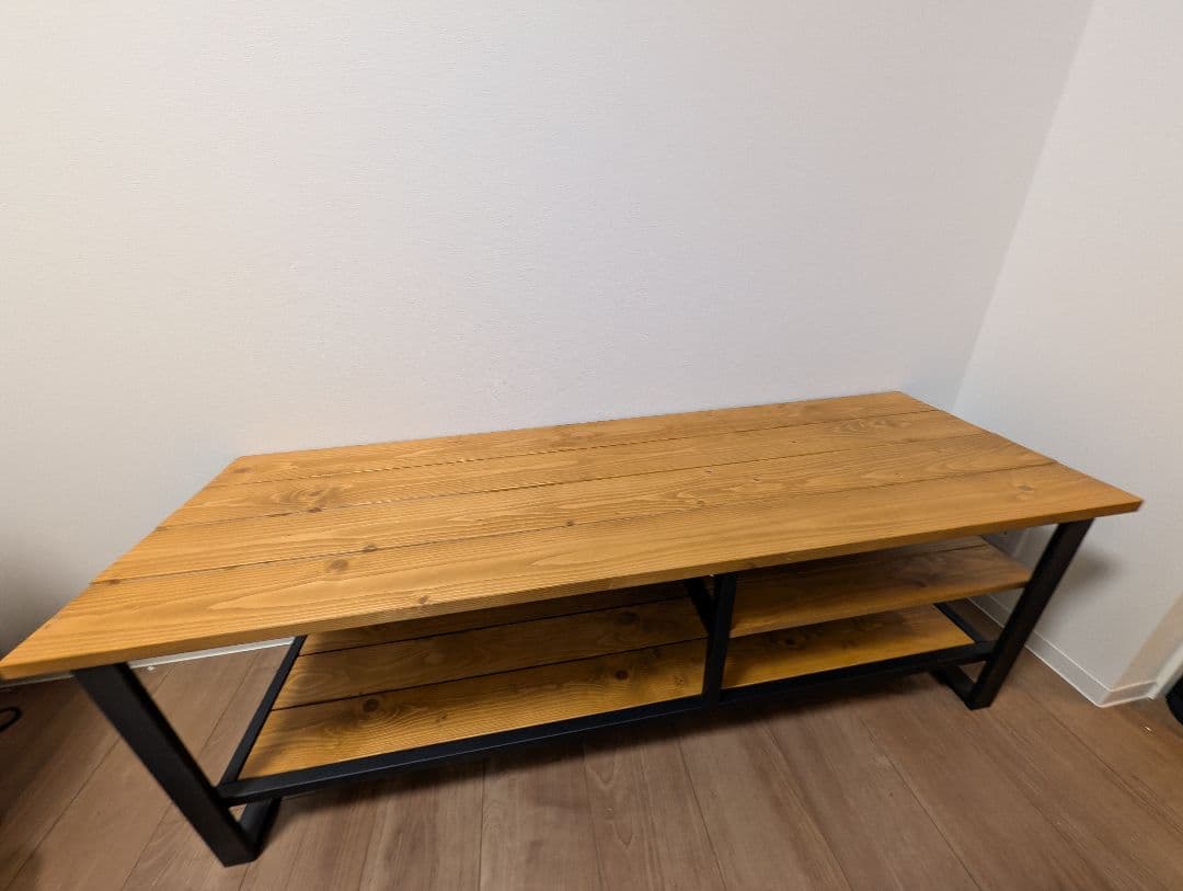 NOCE ブラックスチールと天然木 ブルックリンスタイル テレビボード