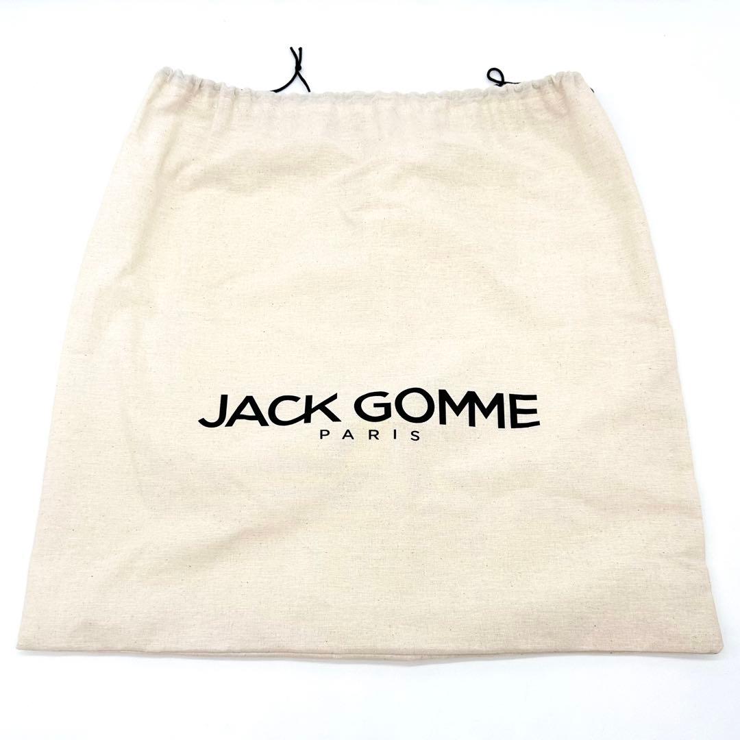 極美品✨JACK GOMME ジャックゴム 編み込みトートバッグ ロゴチャーム