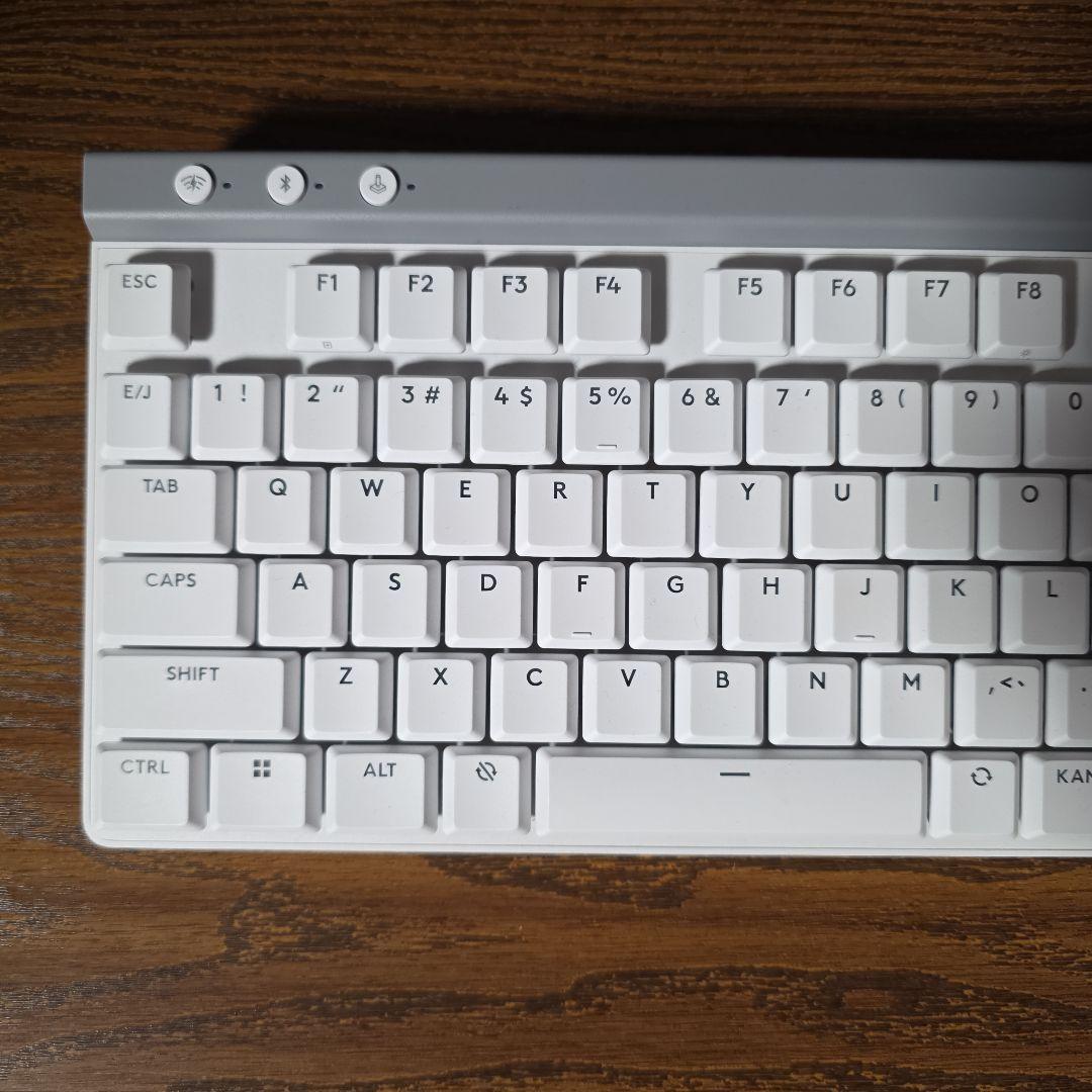 Logicool G515 LIGHTSPEED TKL ホワイト タクタイル軸