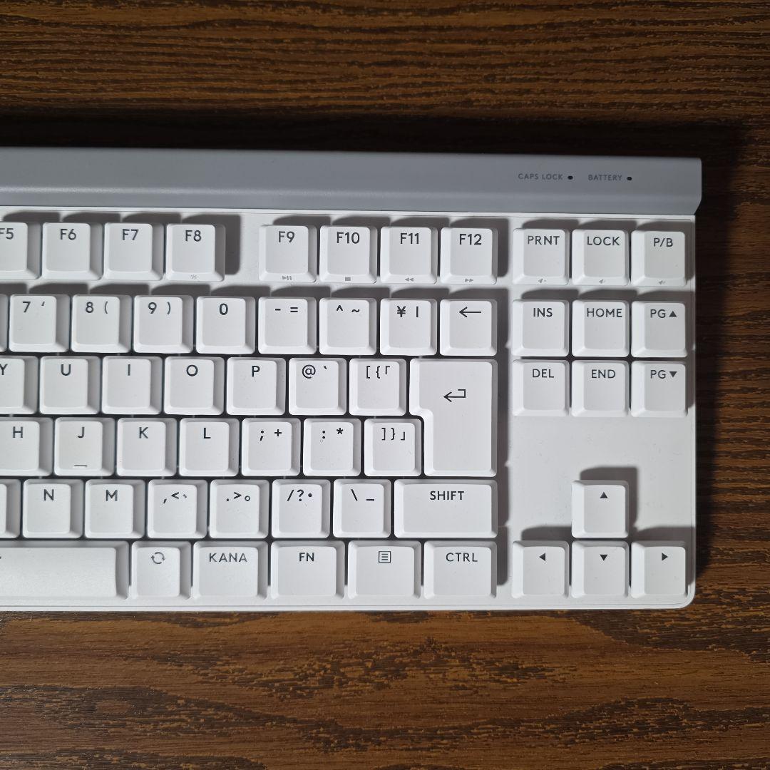 Logicool G515 LIGHTSPEED TKL ホワイト タクタイル軸