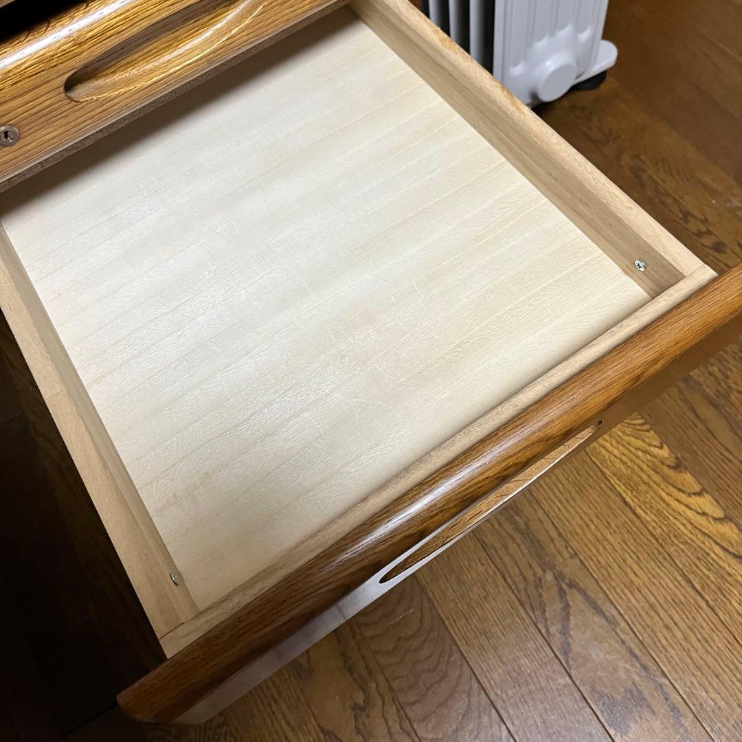 【浜本工芸】学習机　Bキャビネット(袖机) 【匿名配送】