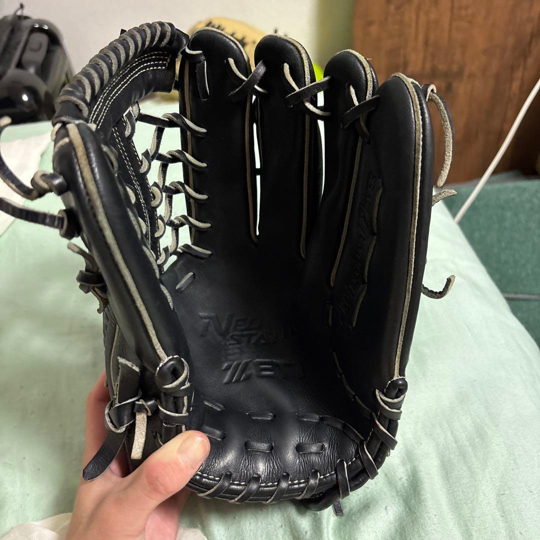 ZETT 軟式グローブ 黒