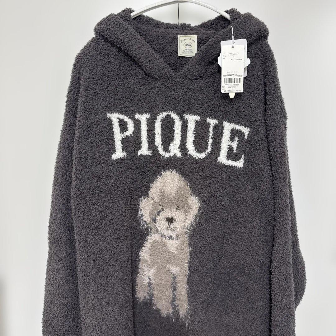 PIQUE グレー ルームウェア フリーサイズ