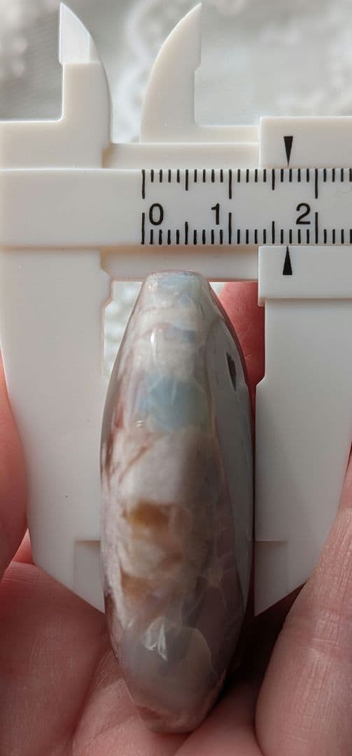 ♡桜瑪瑙♡　綺麗色　お花　赤　パーム