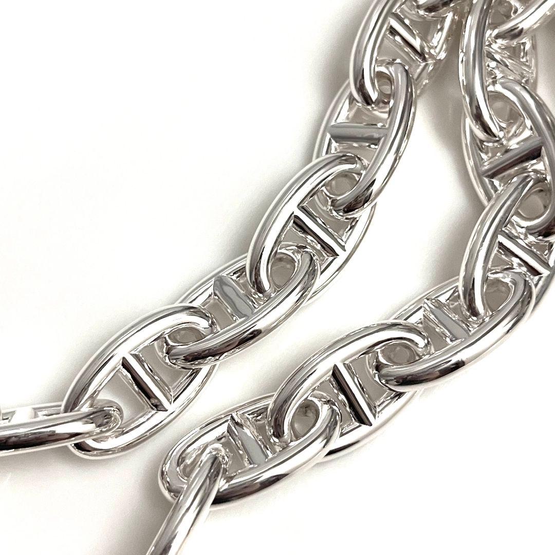 HERMES エルメス シェーヌダンクルGM 29コマ シルバー ネックレス