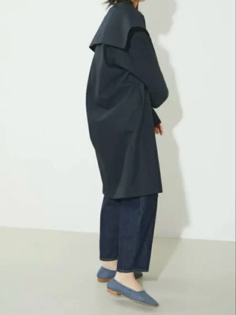 ブラックバイマウジー　BLACK BY MOUSSY 紺　トレンチ コート