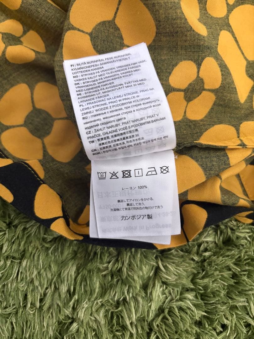 MARNI Carhartt WIP S/Sシャツ 半袖シャツ 黄