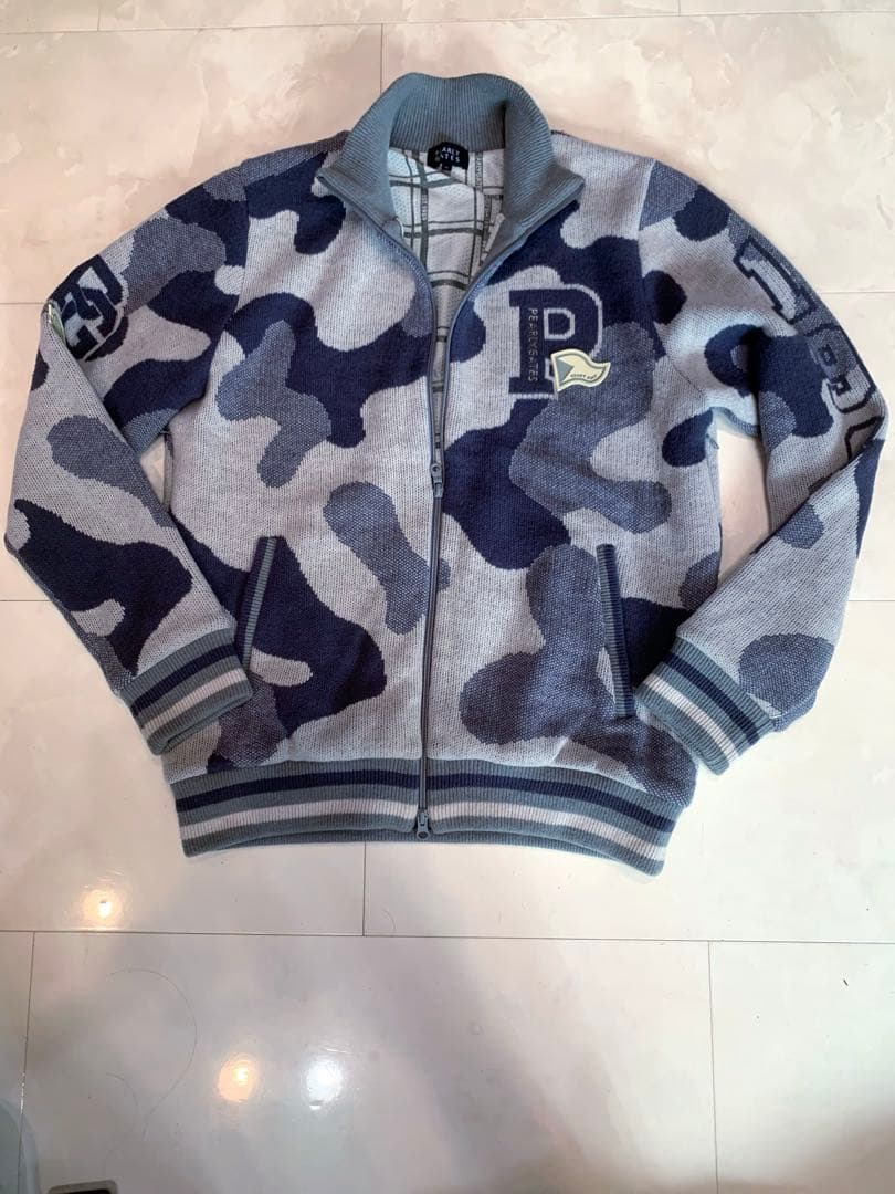 美品　正規品　パーリーゲイツ　カモ　ニット　フルジップ　ブルゾン　アウター　6