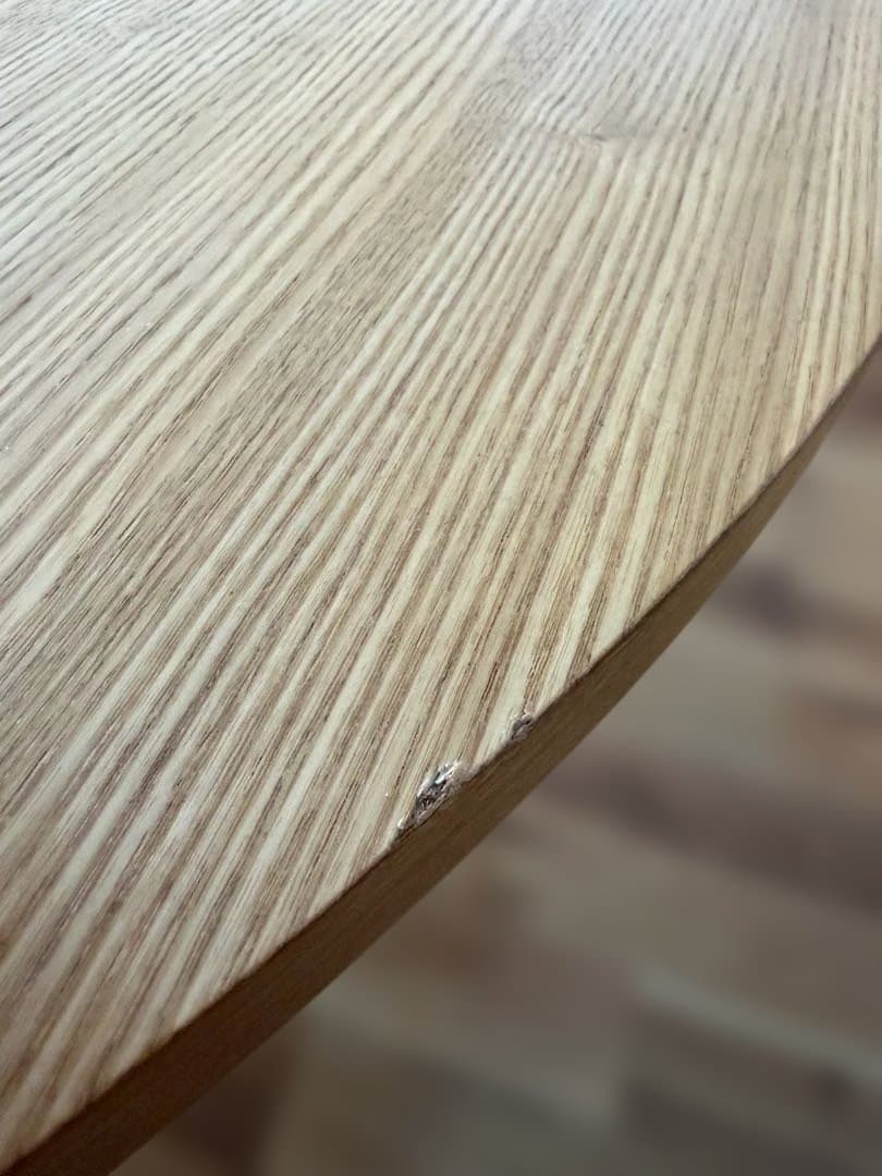 francfranc ワルツ 天然木ラウンドテーブル拡張可能