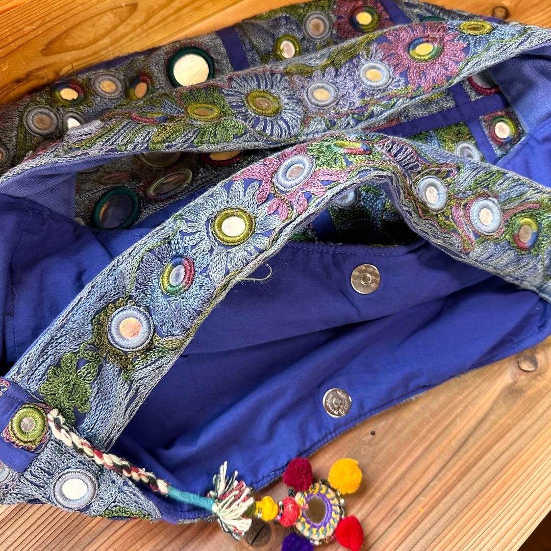 刺繍が凄すぎる♡レア♡ヴィンテージ♡TYLIEMALIBU♡BIGトート♡