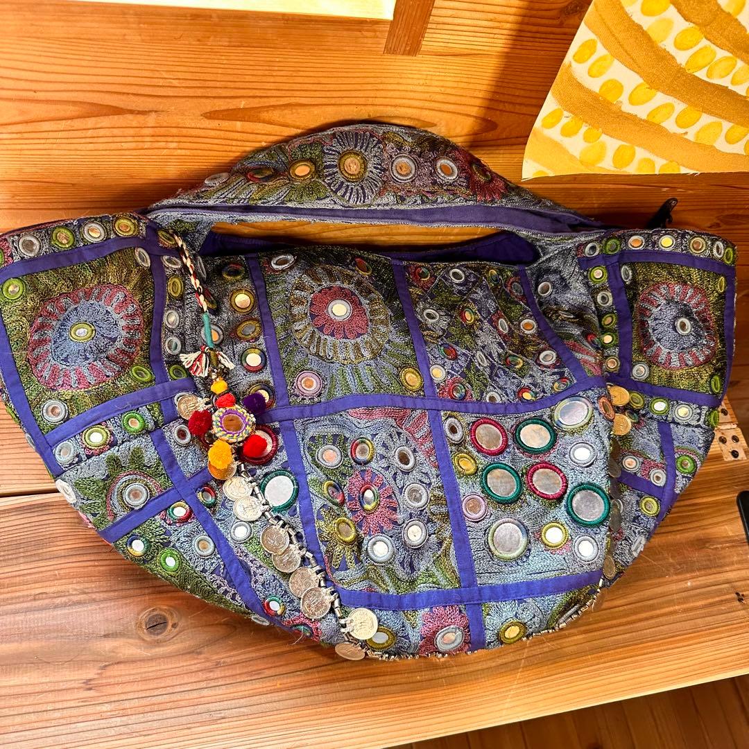 刺繍が凄すぎる♡レア♡ヴィンテージ♡TYLIEMALIBU♡BIGトート♡