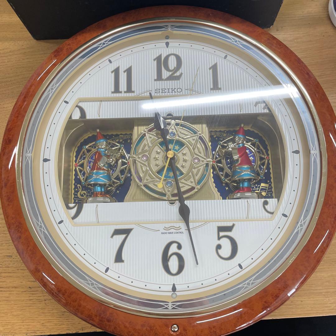 動作品 SEIKO からくり時計 RE559H 掛時計