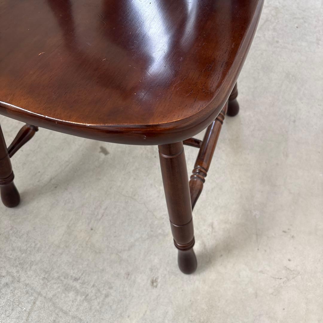 コイズミ KOIZUMI ウインザーチェア ブラウン 木 ダイニングチェア