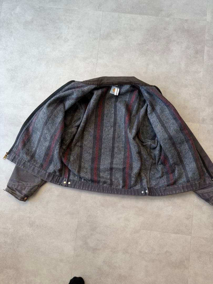 鬼フェード　カーハート　デトロイトジャケット　L Carhartt