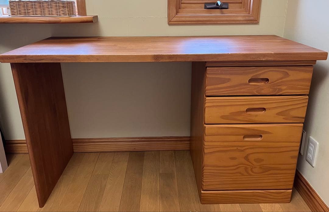 木製デスク② 引き出し付き　DIY