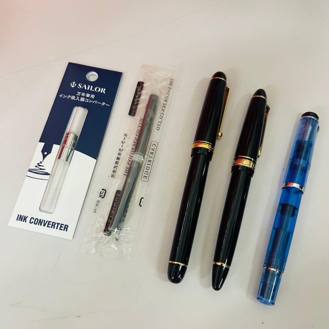 万年筆まとめ売り コンバーター付き