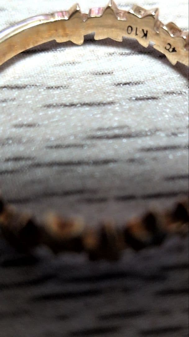 Ｋ10　　　4℃　　　リング　　鑑定済