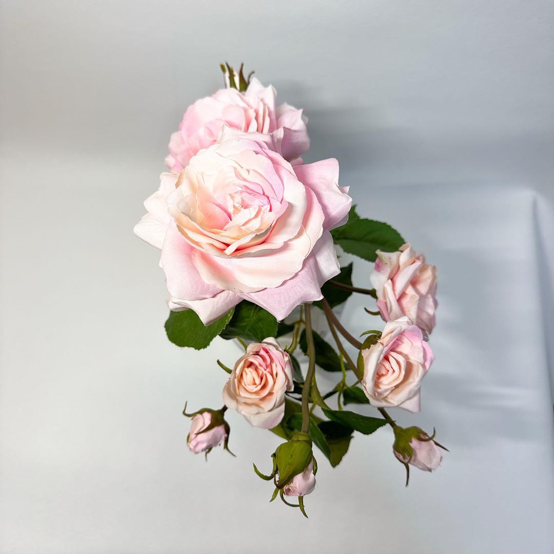 【美品 タグ付き】エミリオロバ アートフラワー プリマローズ 薔薇 36cm