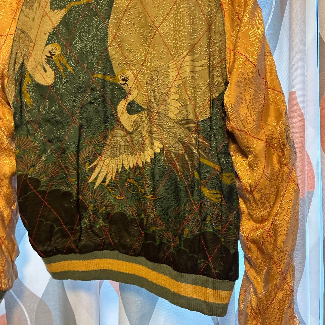 花旅楽団　スクリプトスカジャン　S