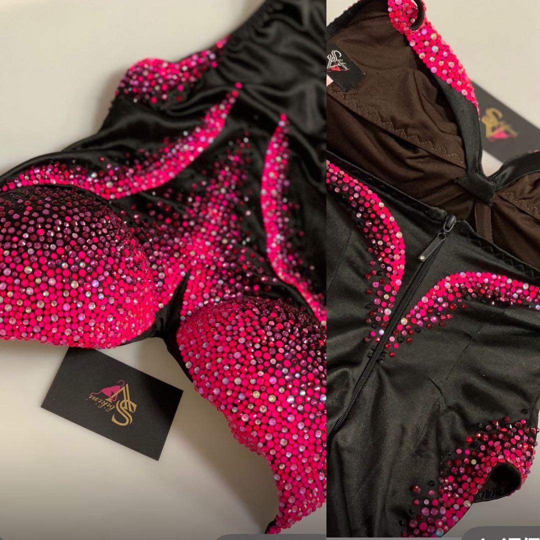 JBBFフィットモデル　スイムスーツ サテン　ピンクSV 正規品