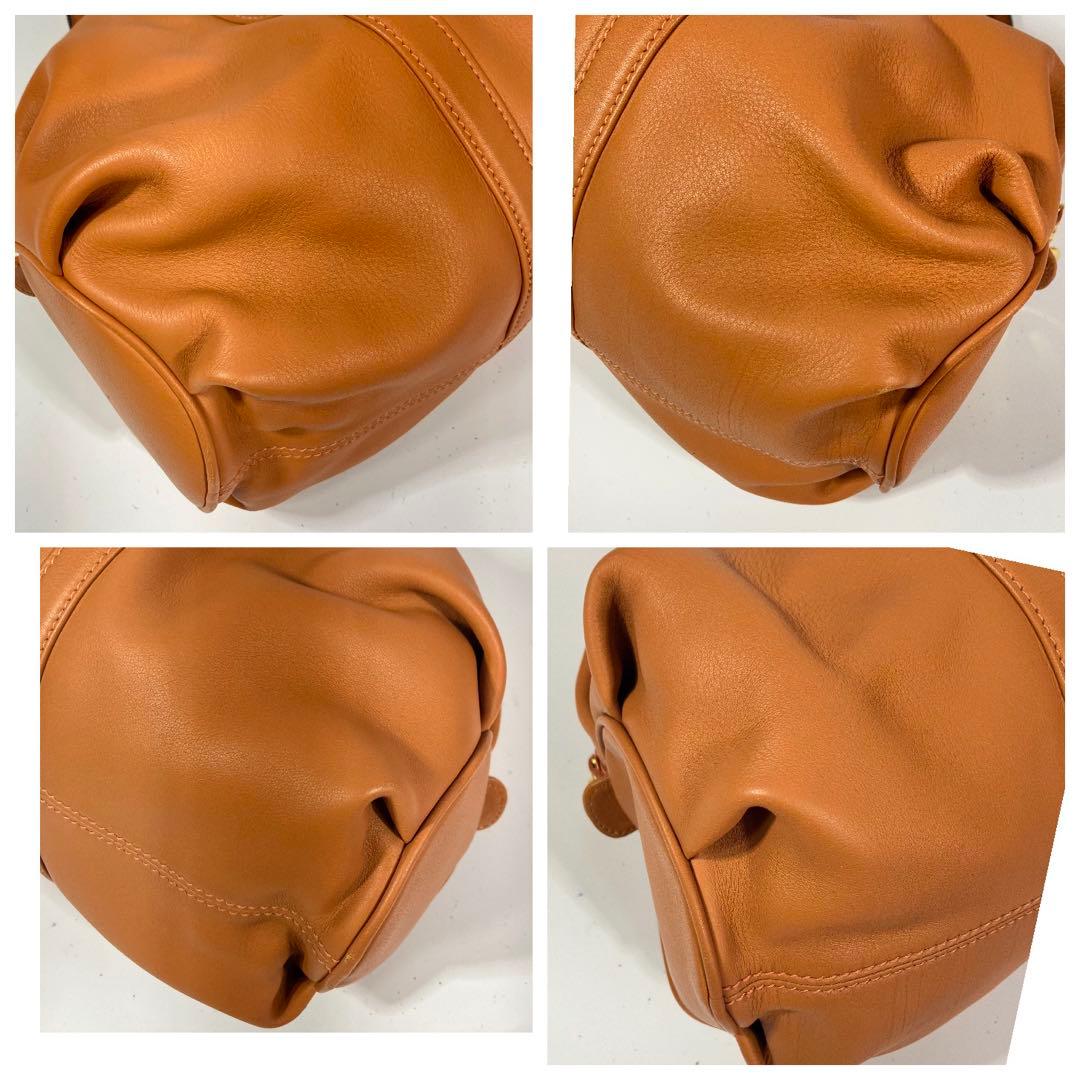 極美品グッチ ２way ボストンバッグ キャメル ブラウンGUCCI ショルダー