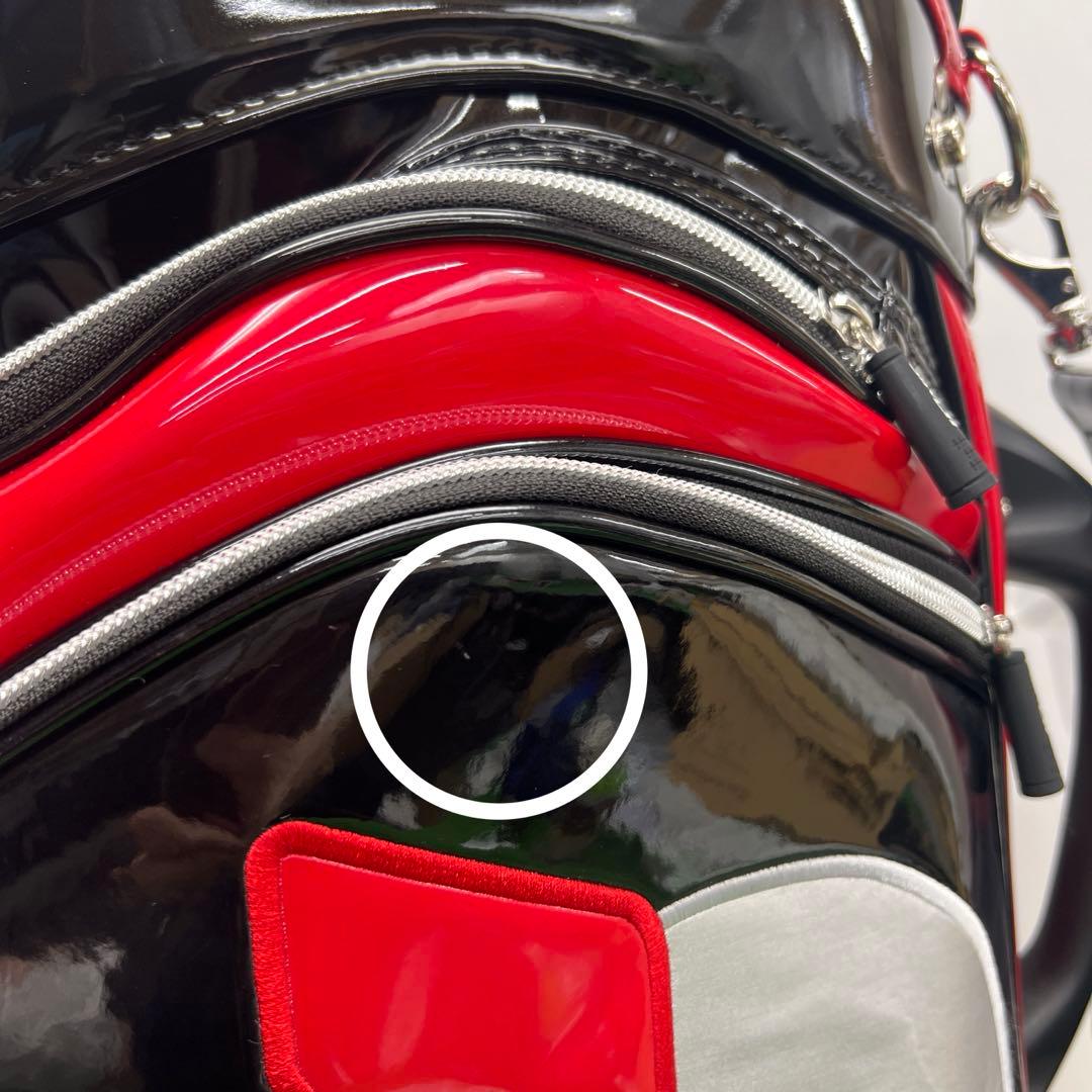 イオミック IOMIC キャディーバック　2019年モデル　ゴルフバック　黒赤