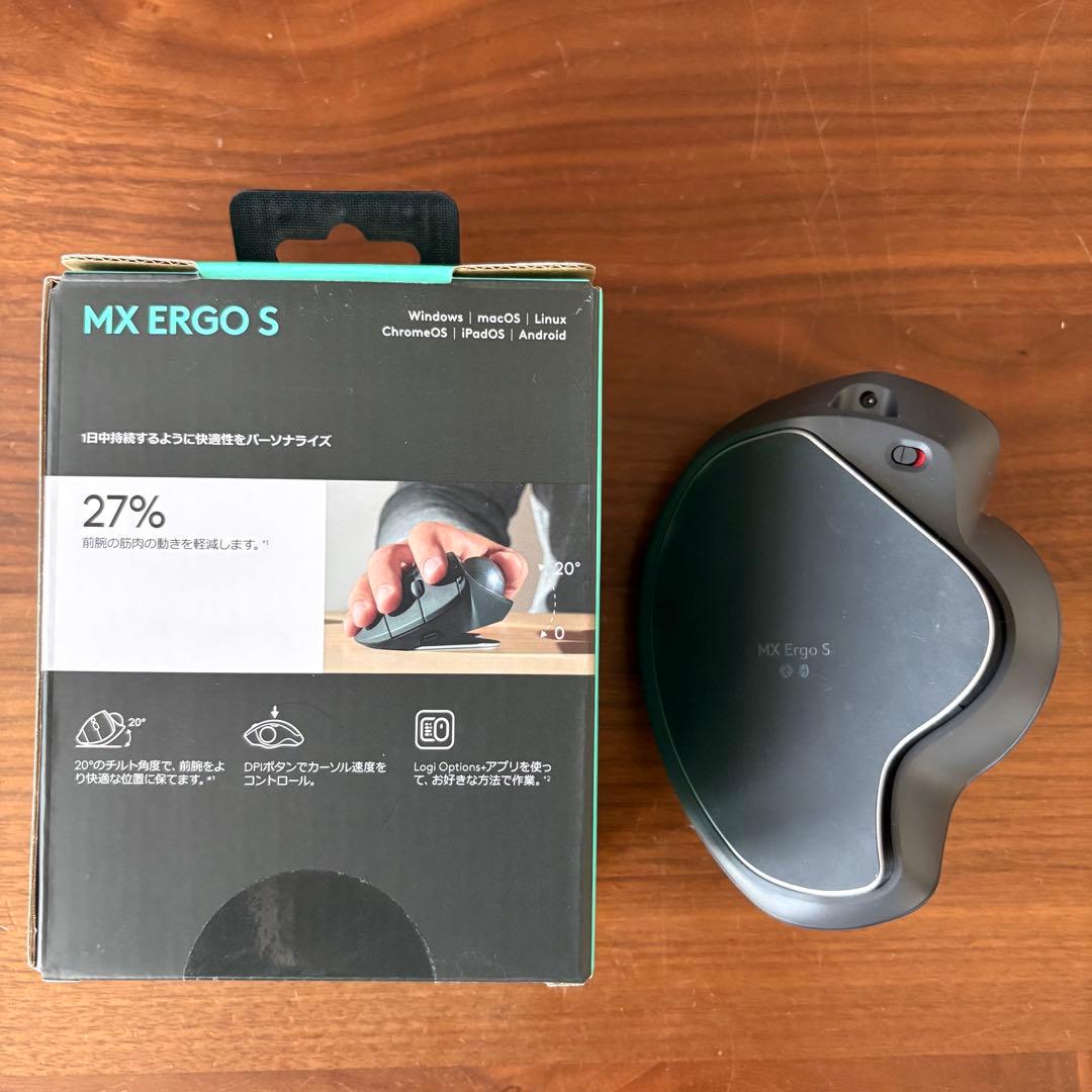 logicool MX ERGO S トラックボール本体