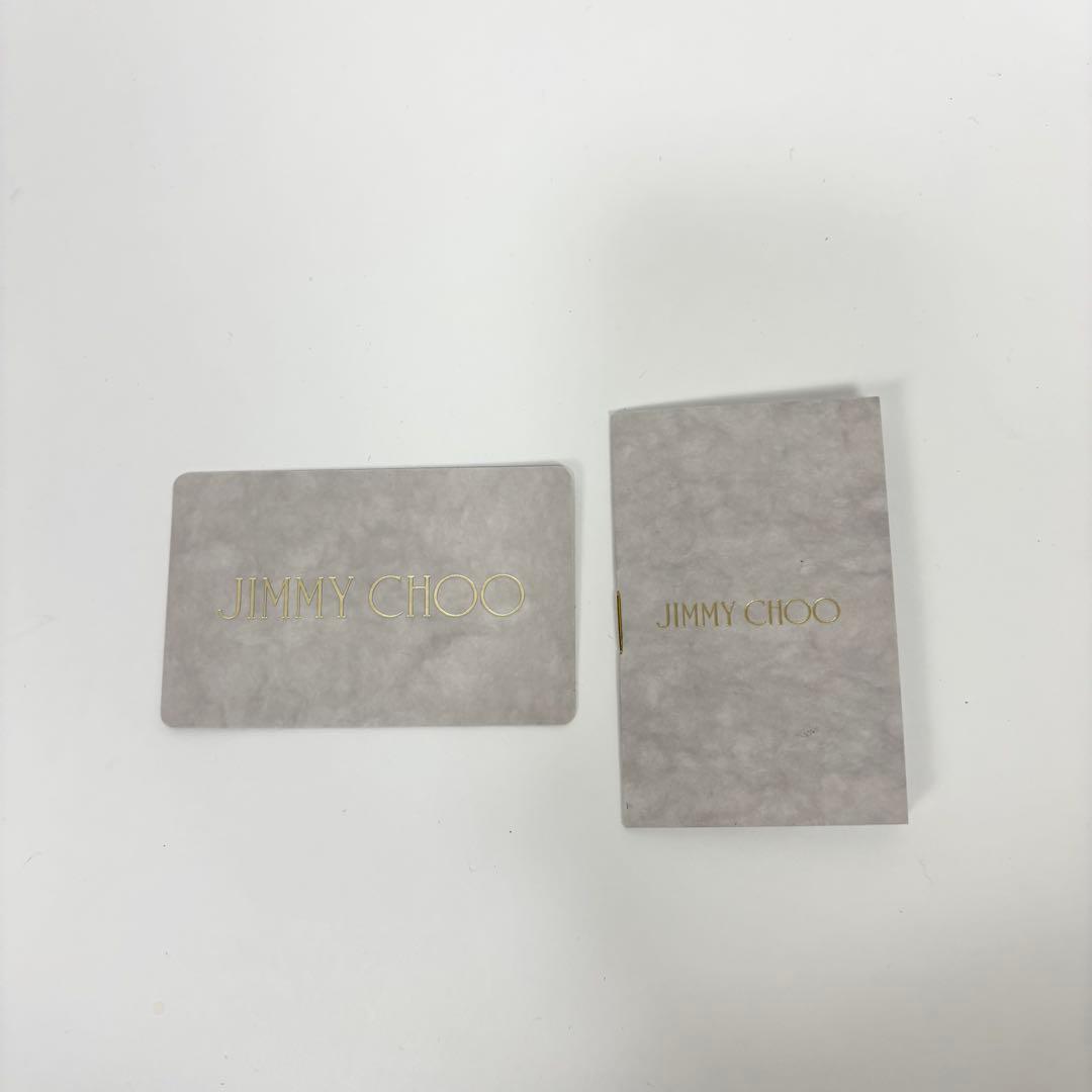 JIMMY CHOO ジミーチュウ グリッターレザー ラウンドファスナー 長財布