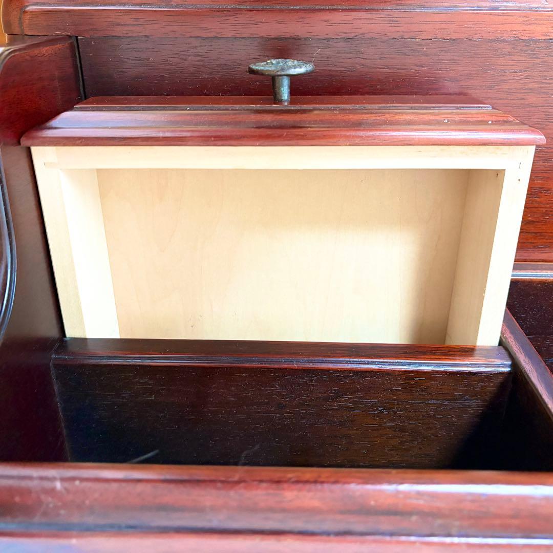 カリモク ライティングデスク ライティングビューロー 家具 レトロ