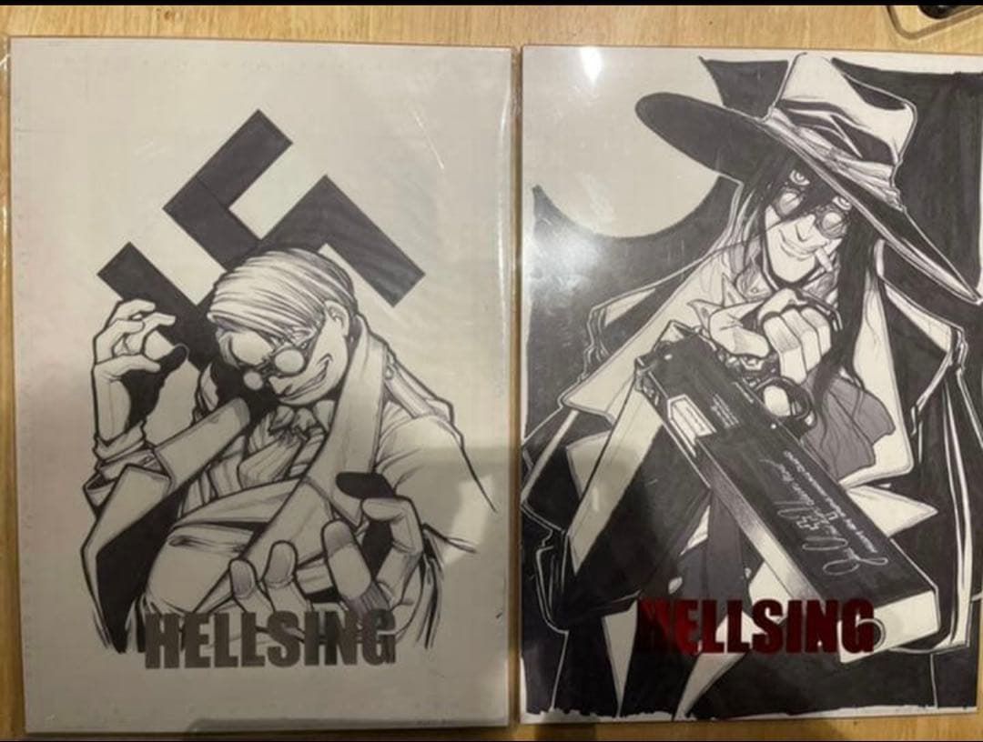HELLSING ヘルシング 20周年記念! 複製原画セット