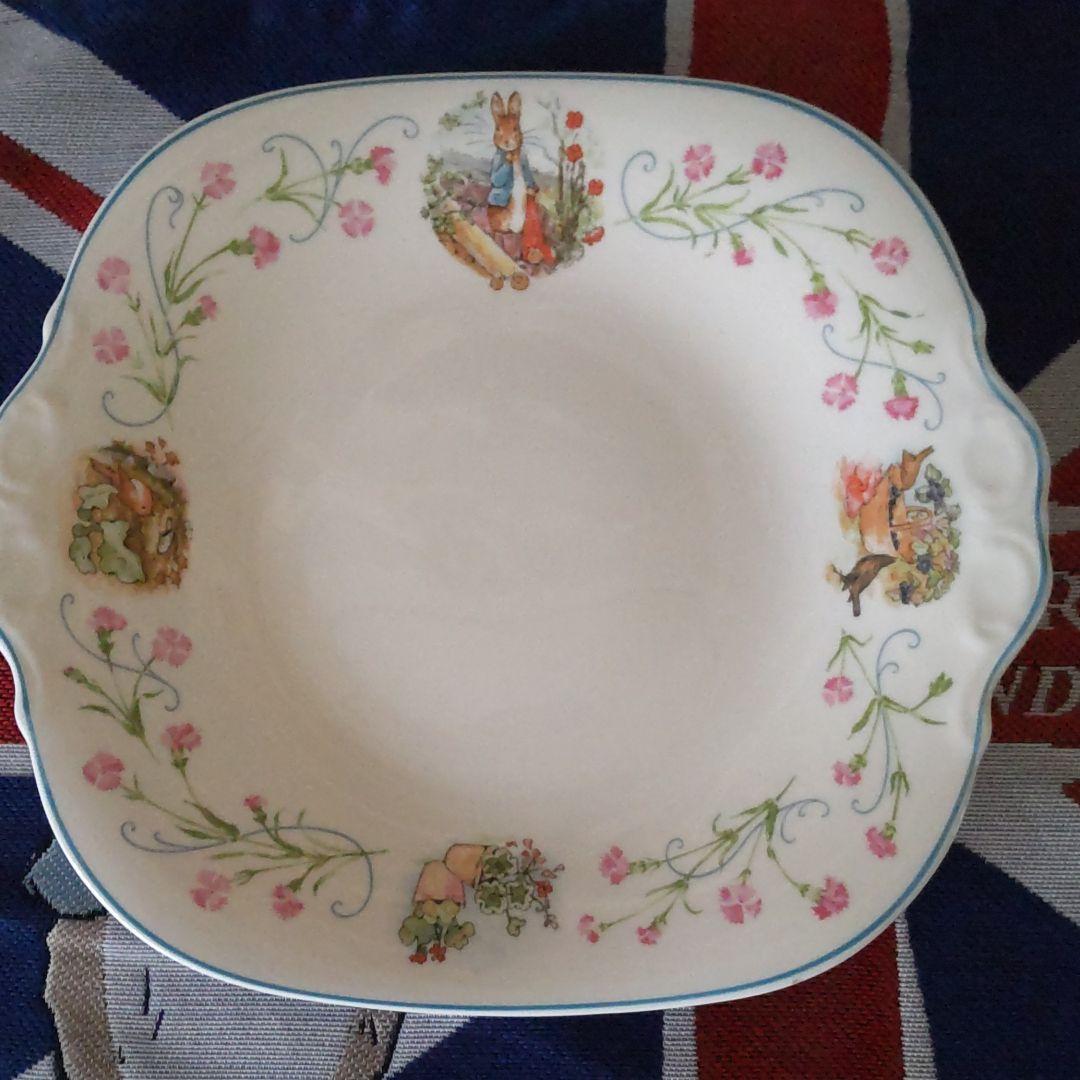 ウエッジウッドピーターラビット　ブルーラインBBプレート