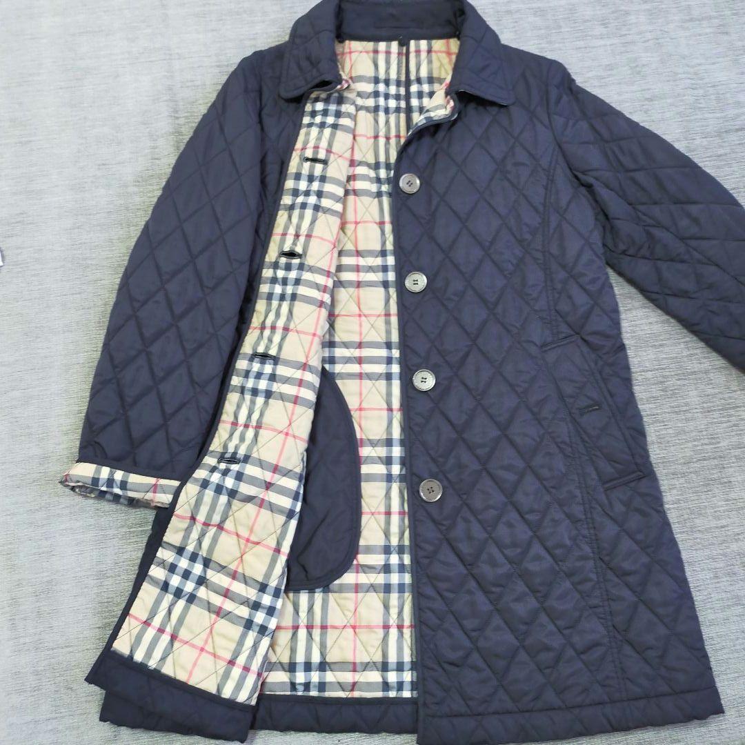 最終お値引！バーバリーキルティングコート9号