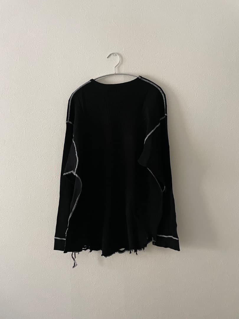 【ANCELLM】25AW DAMAG EWAFFLECREW T-SHIRT