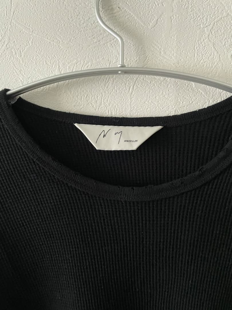 【ANCELLM】25AW DAMAG EWAFFLECREW T-SHIRT