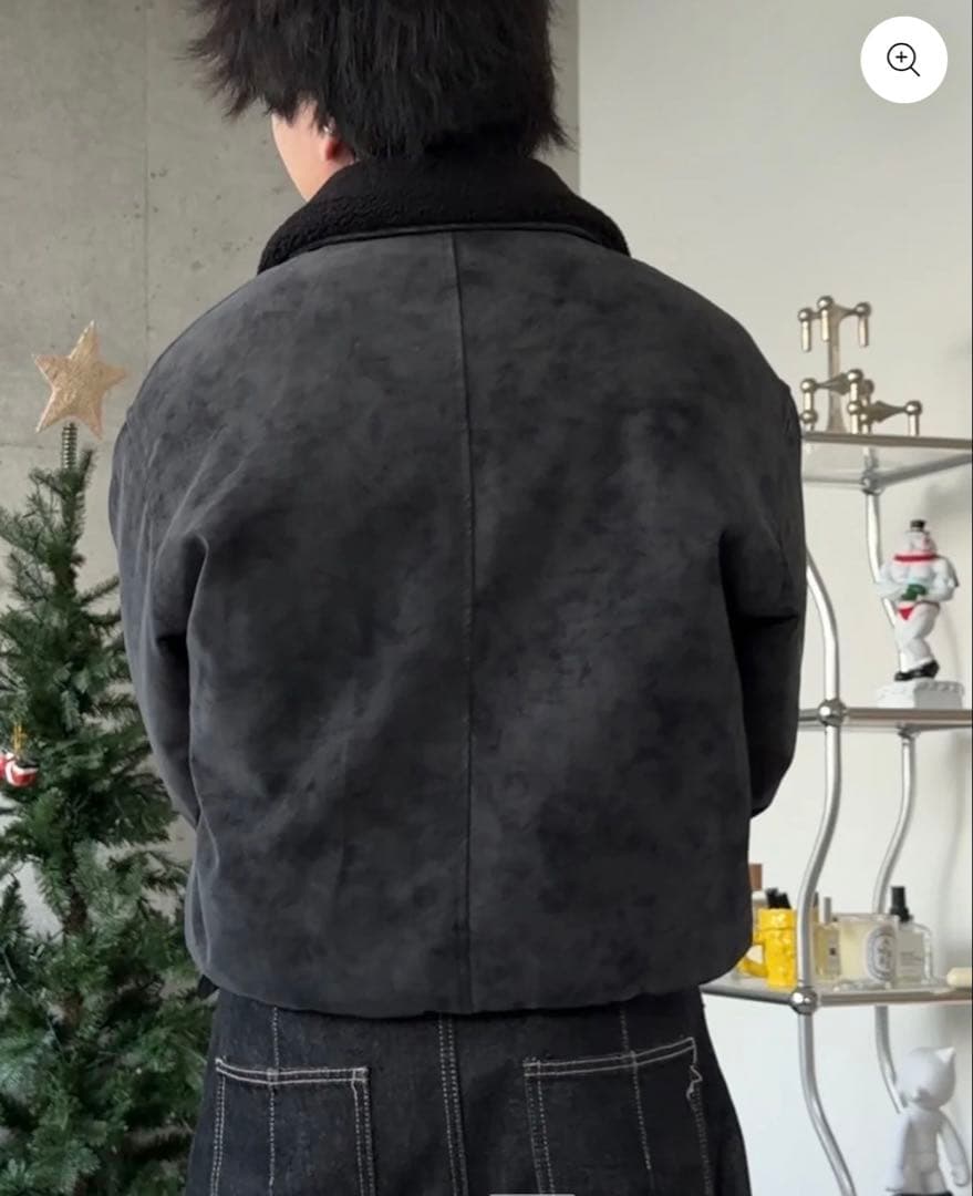 yolo 3wayボア襟キルティングジャケット