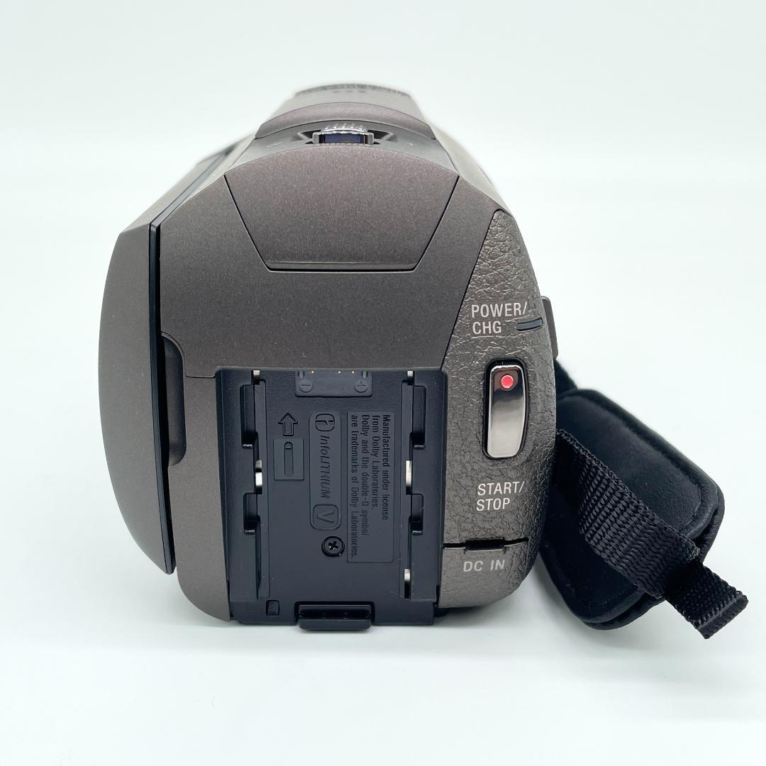 即配【美品】SONY FDR-AX45 ブロンズブラウン 4K ビデオカメラ