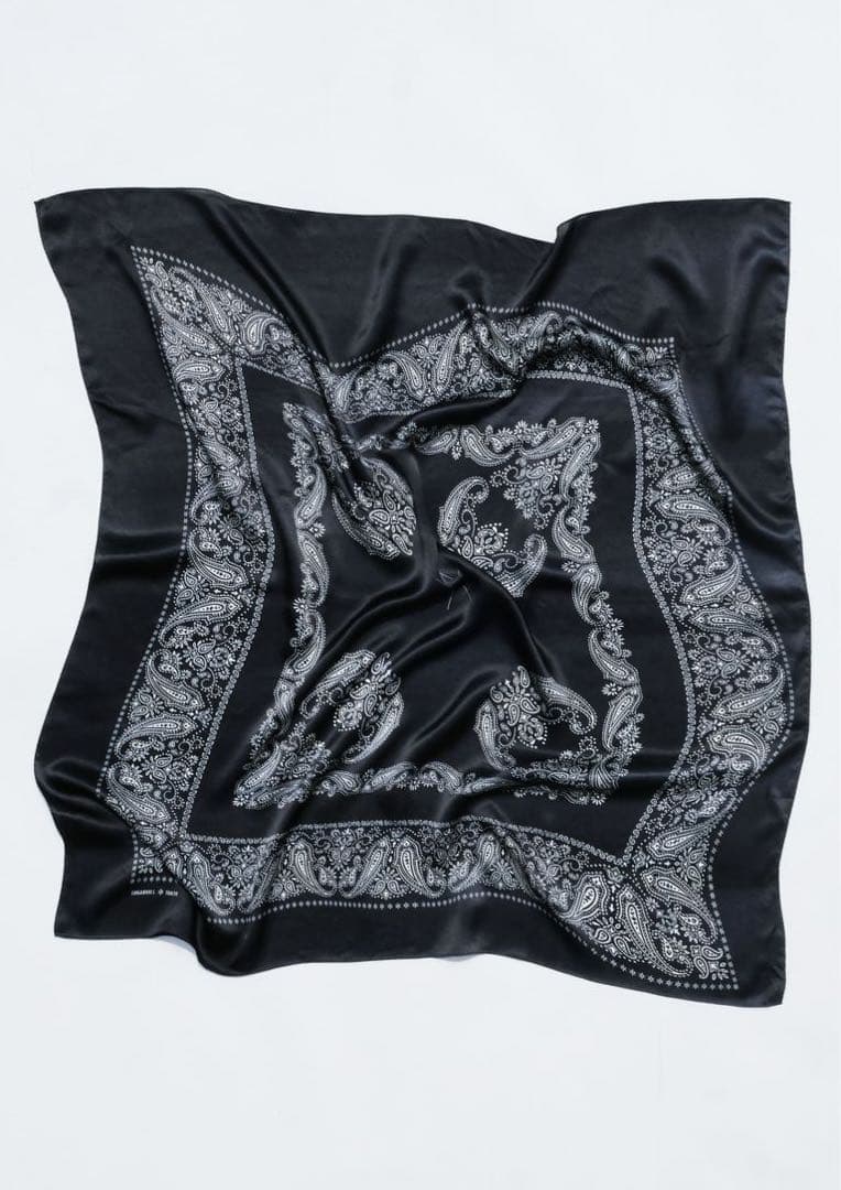 小物 sugarhill 21aw silk bended scarf