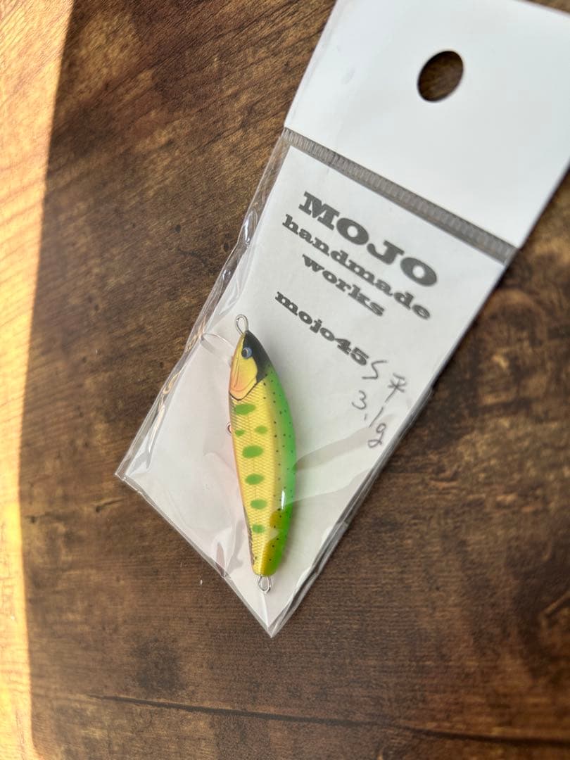 新品 mojo ミノー 45S 平 3.1g ハンドメイドルアー 渓流ルアー