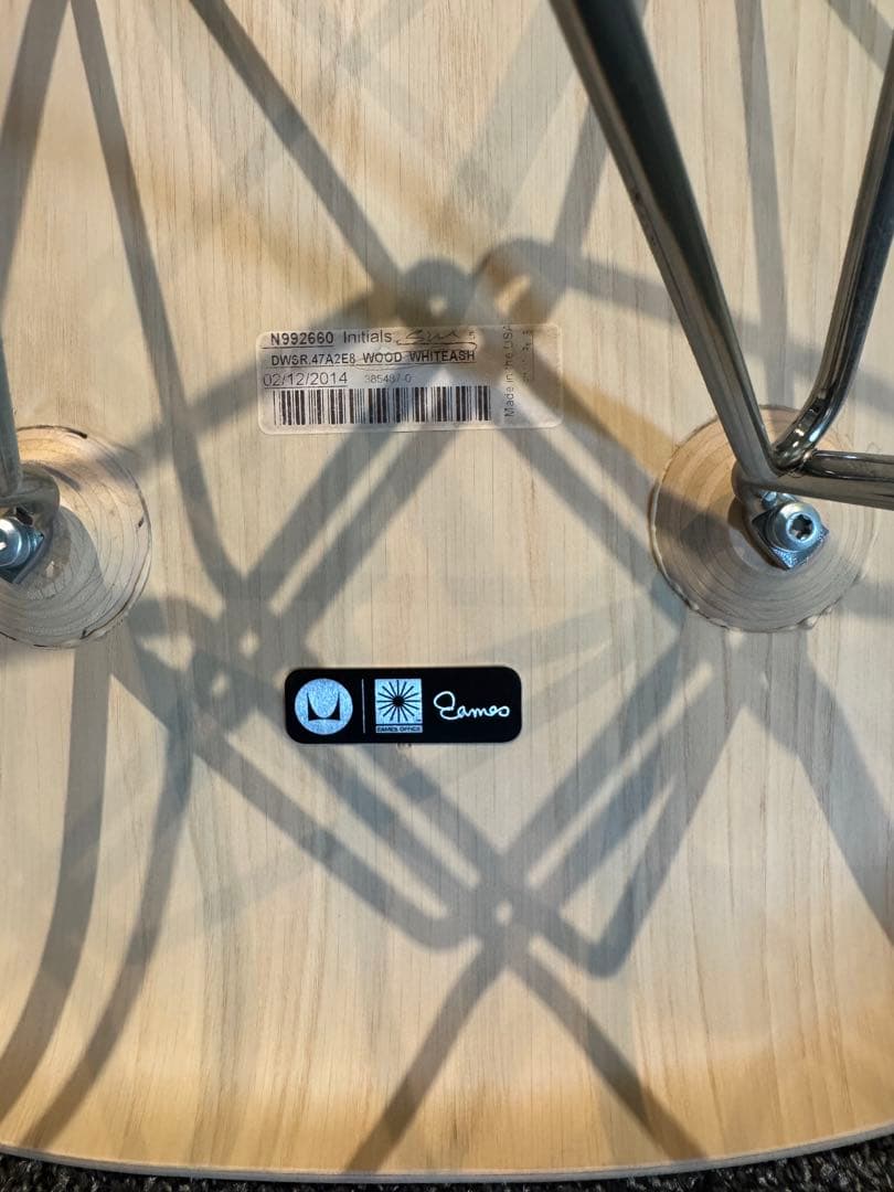 ハーマンミラー正規品　イームズウッドシェルチェア