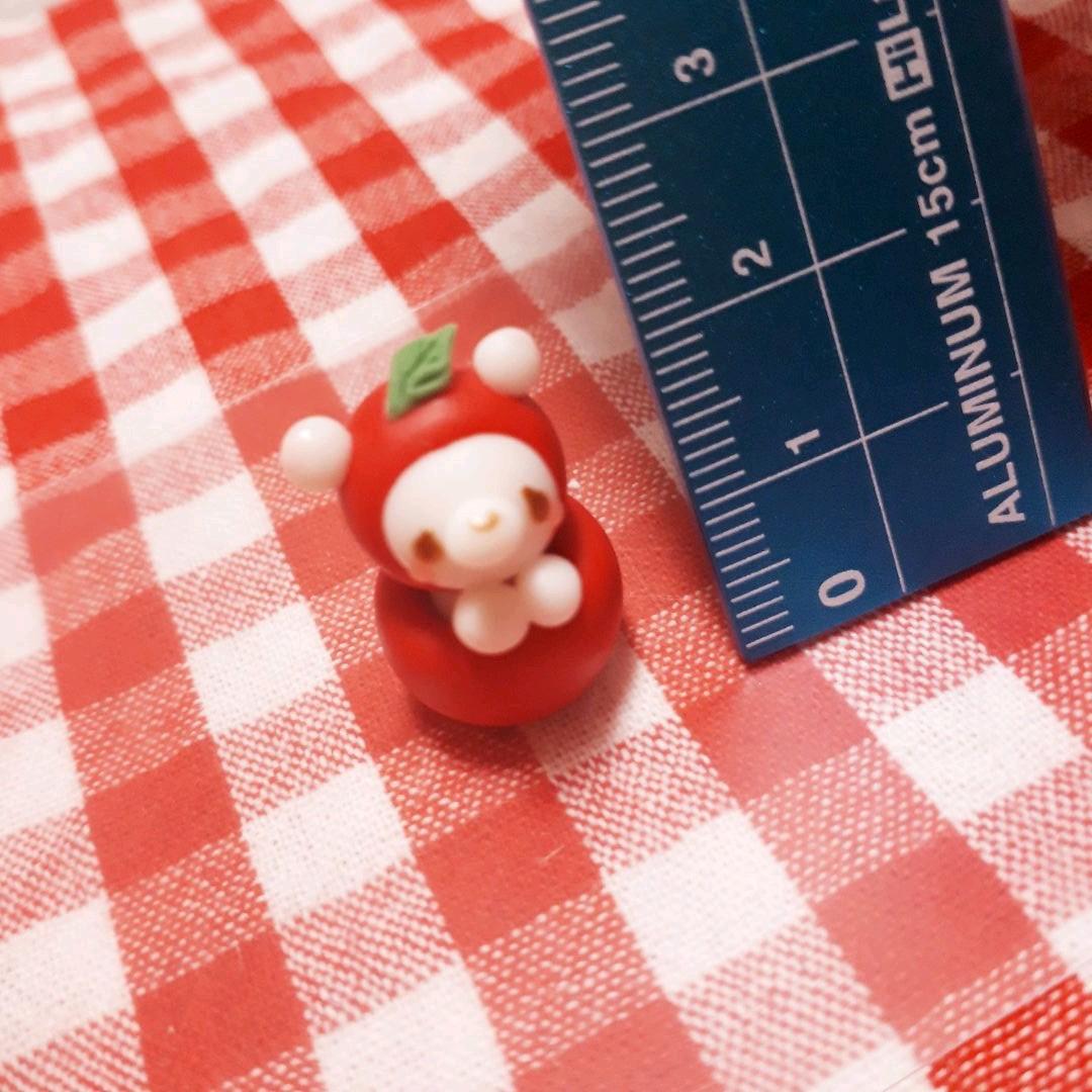リンゴのチビくまちゃん♡