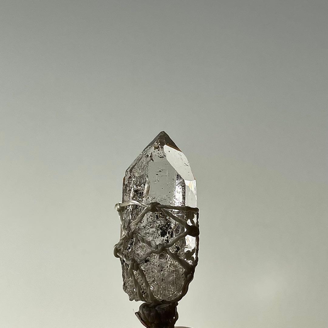 ヒマラヤ水晶 ガネッシュヒマール ＊ マクラメペンダント ネックレス ③