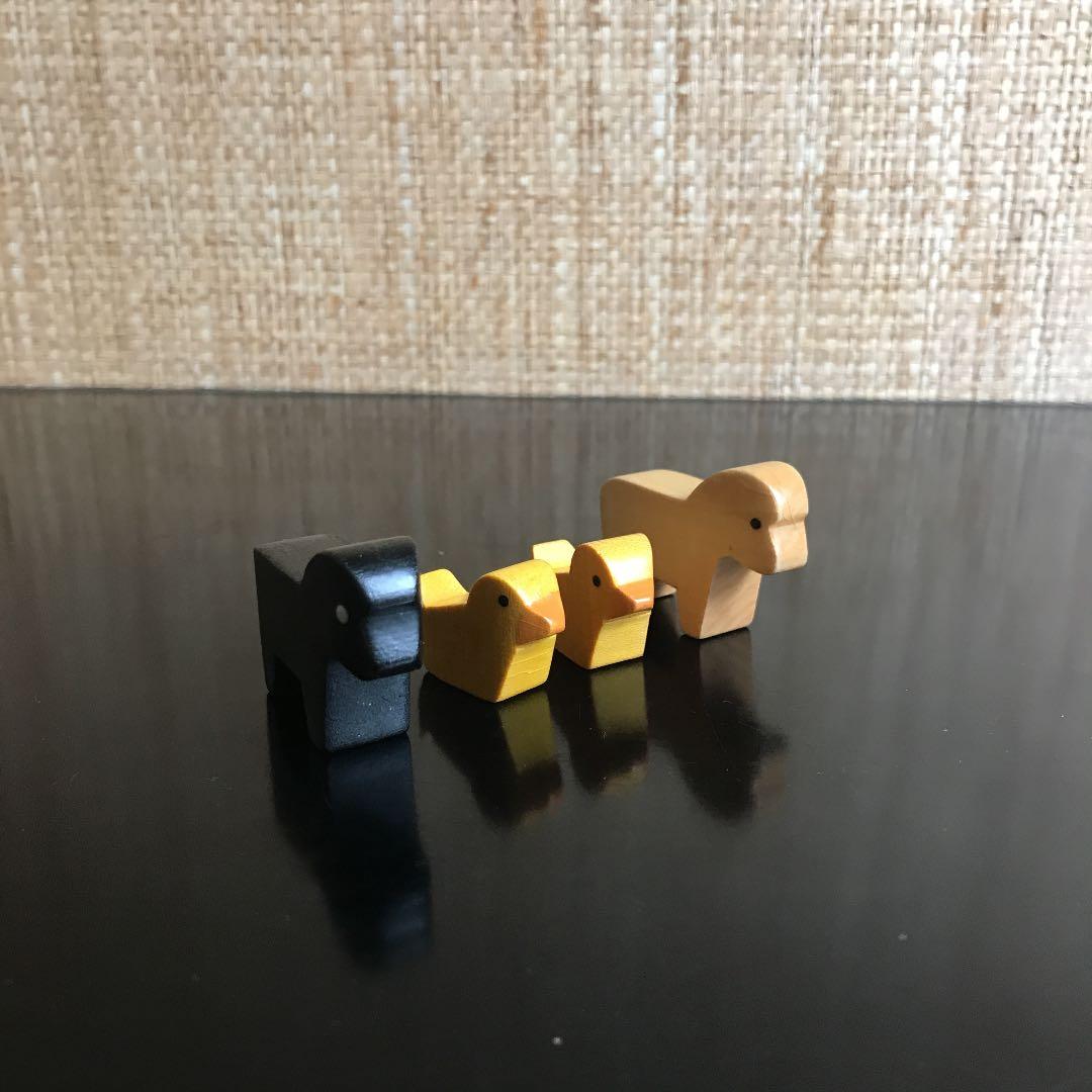 SPIEL FORM ヒツジ　ヒヨコ　スピールフォーム　木のおもちゃ　知育玩具